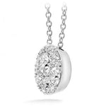 Hearts on Fire Necklaces and Pendants Hearts on Fire Tessa 18K White Gold Round Diamond Pendant