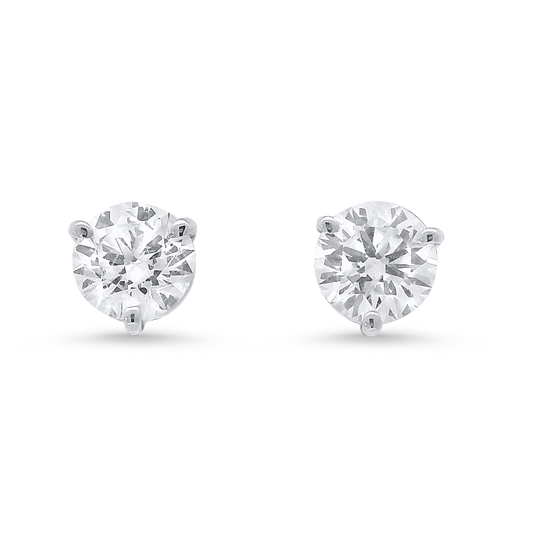 Kwiat Earrings 2.09ctw Kwiat Estate Diamond Studs in Platinum