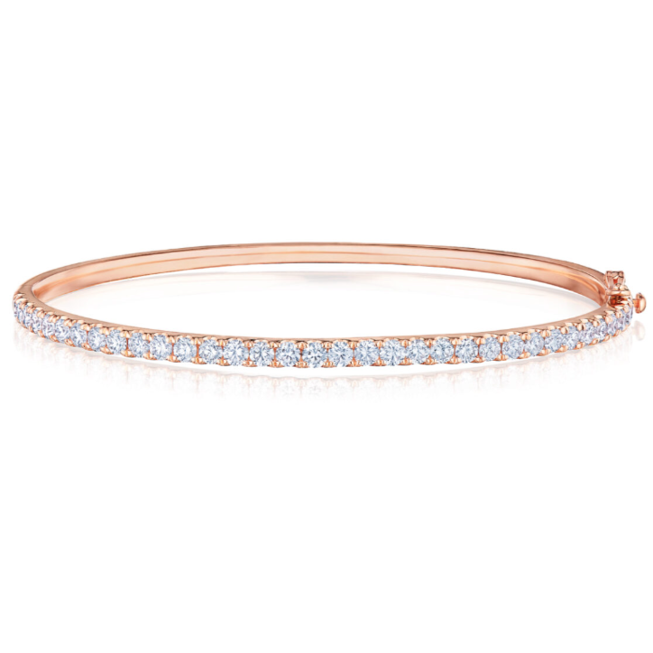 Kwiat Bracelet Kwiat 18K Rose Gold Diamond Bangle Bracelet