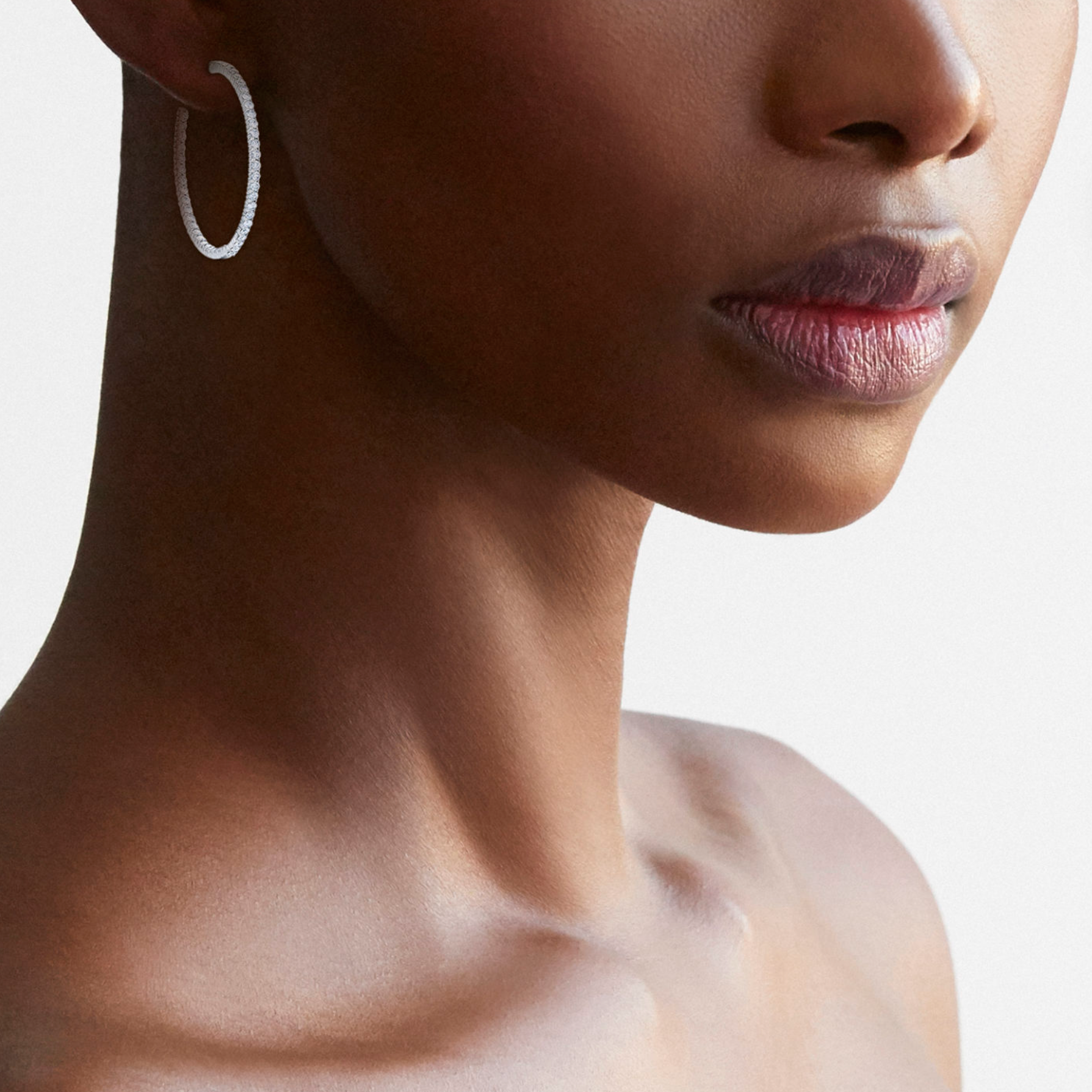 Kwiat Earrings Kwiat Reserve Diamond Hoop Earrings in 18k White Gold