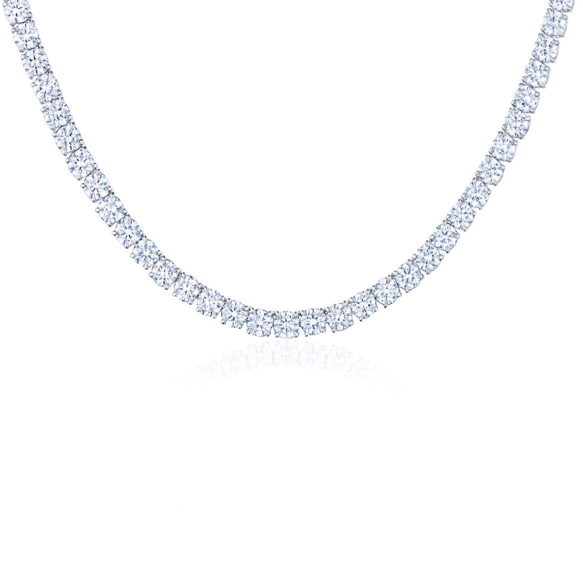 Kwiat Necklaces and Pendants Kwiat Reserve Riviera Diamond Line Necklace – 10.00ctw