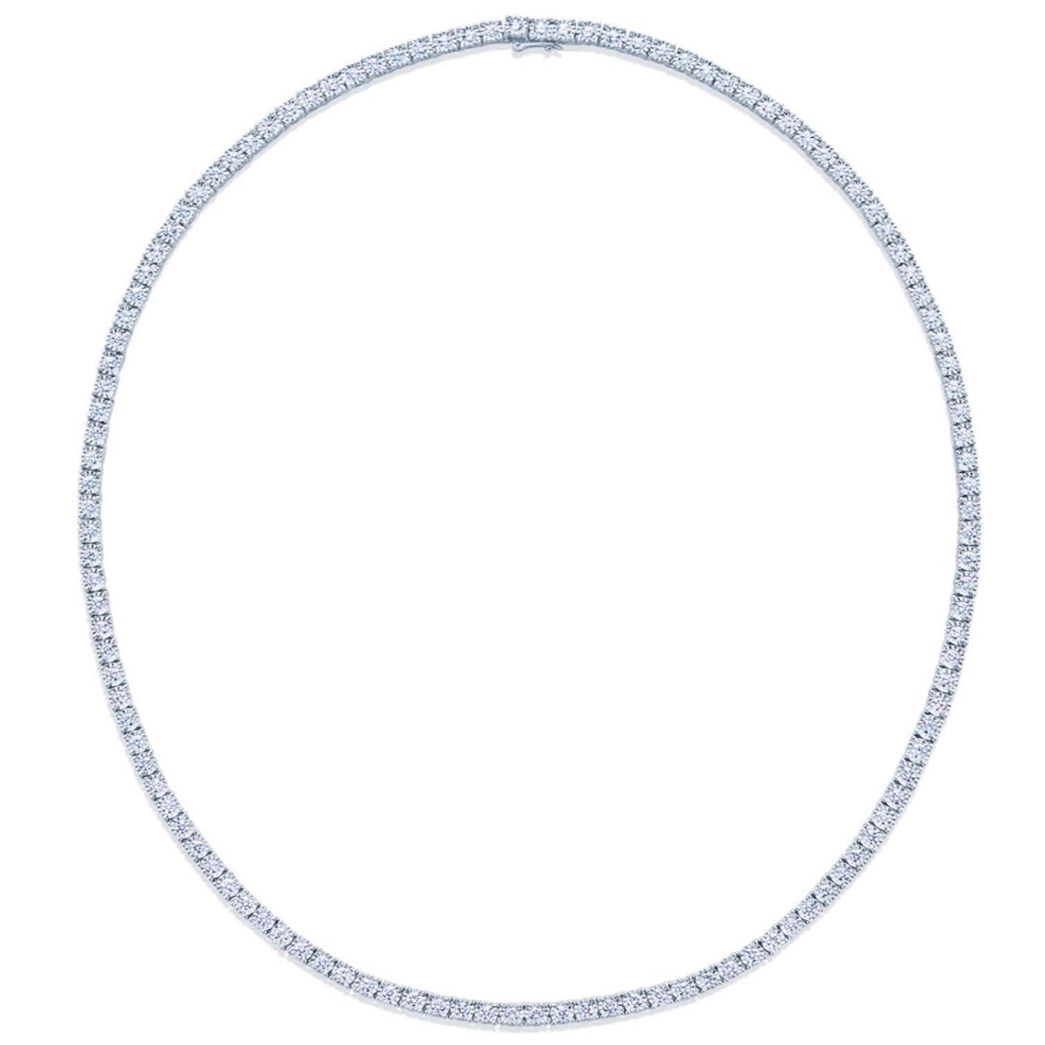 Kwiat Necklaces and Pendants Kwiat Reserve Round Diamond Line Necklace in Platinum – 10.00ctw