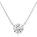 Kwiat Necklaces and Pendants Kwiat Reserve Round Diamond Solitaire Pendant Necklace in Platinum – .50ctw