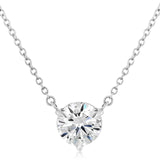 Kwiat Necklaces and Pendants Kwiat Reserve Round Diamond Solitaire Pendant Necklace in Platinum – .50ctw