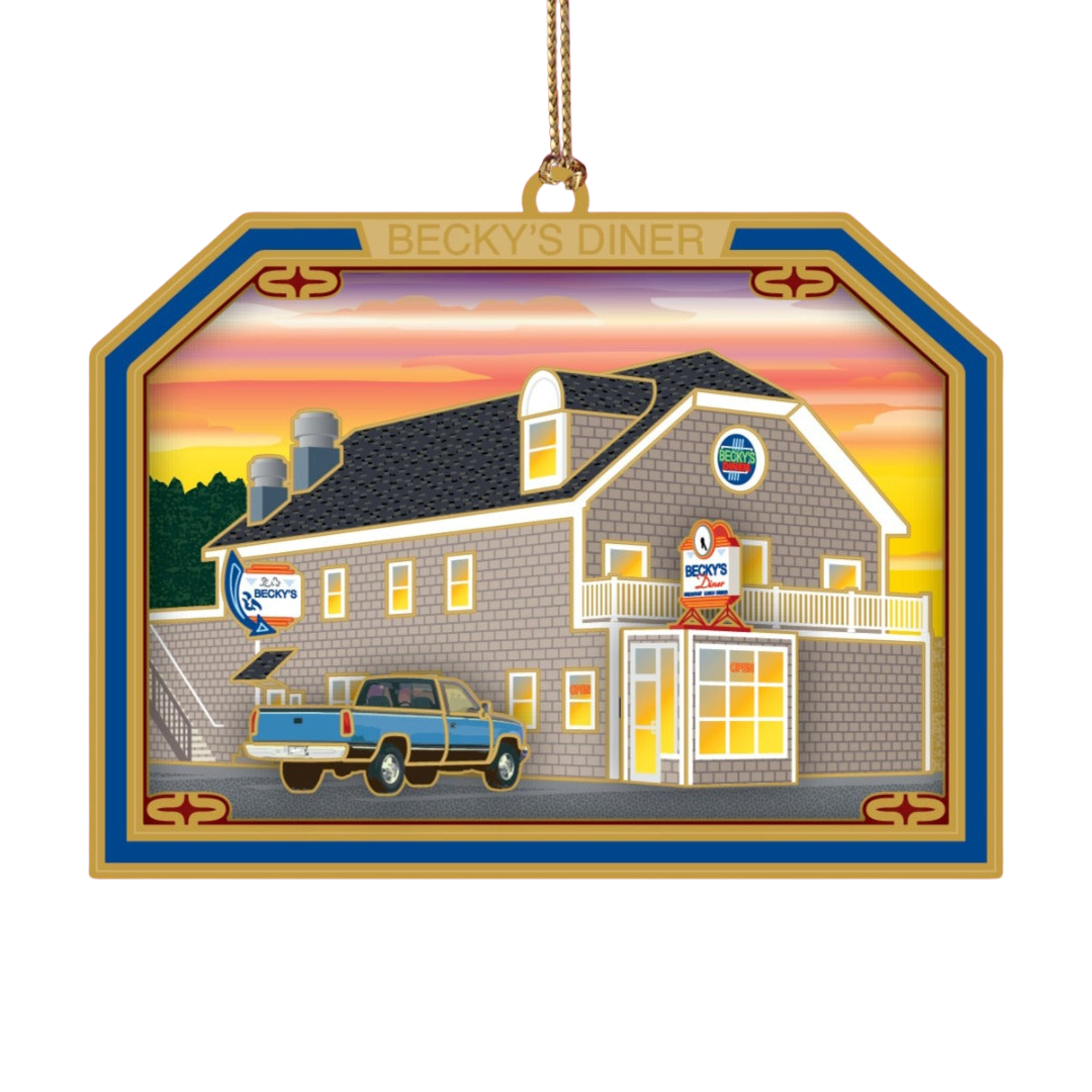 Landmark Ornament Ornament 2023 - Becky's Diner