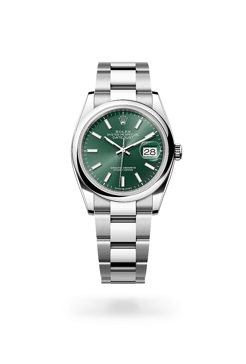 Rolex Datejust 36 in Oyster, 36 mm, Oystersteel