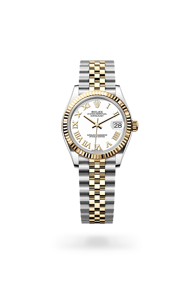 Rolex Datejust 31 in Oyster, 31 mm, Oystersteel and yellow gold