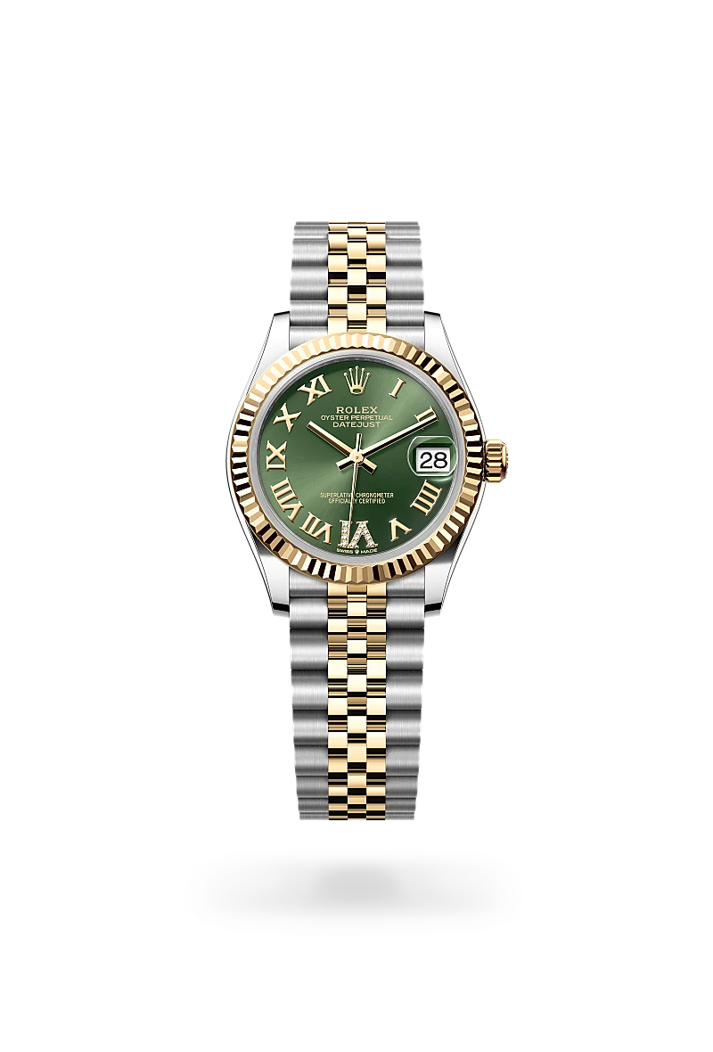 Rolex Datejust 31 in Oyster, 31 mm, Oystersteel and yellow gold