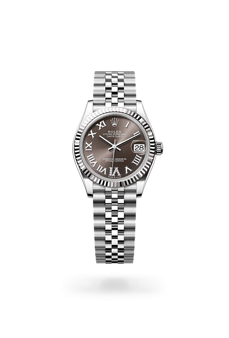Rolex Datejust 31 in Oyster, 31 mm, Oystersteel and white gold