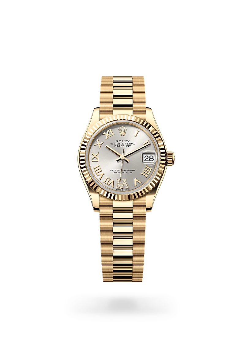 Rolex Datejust 31 in Oyster, 31 mm, yellow gold