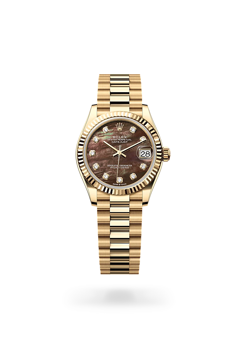 Rolex Datejust 31 in Oyster, 31 mm, yellow gold