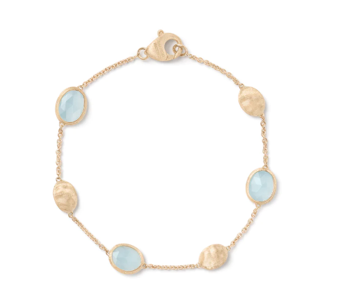 Marco Bicego Necklaces and Pendants Copy of Marco Bicego 18K Yellow Gold, Aquamarine and Diamond Necklace