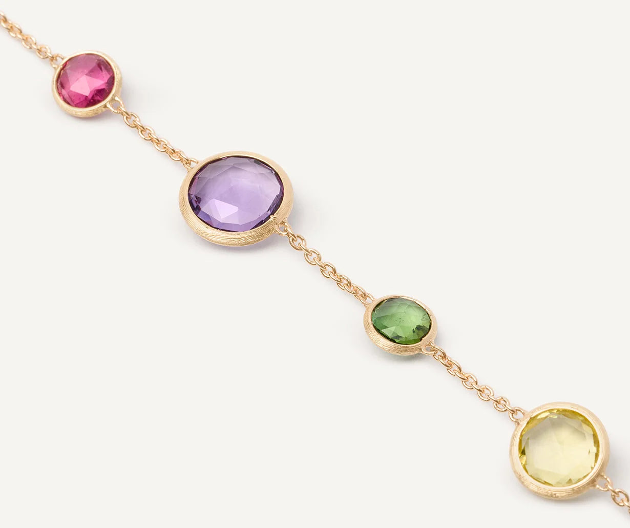 Marco Bicego Bracelet Marco Bicego 18k Yellow Gold Jaipur Color Mixed Gemstone Bracelet