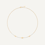 Marco Bicego Necklaces and Pendants Marco Bicego 18k Yellow Gold Siviglia Diamond Station Necklace