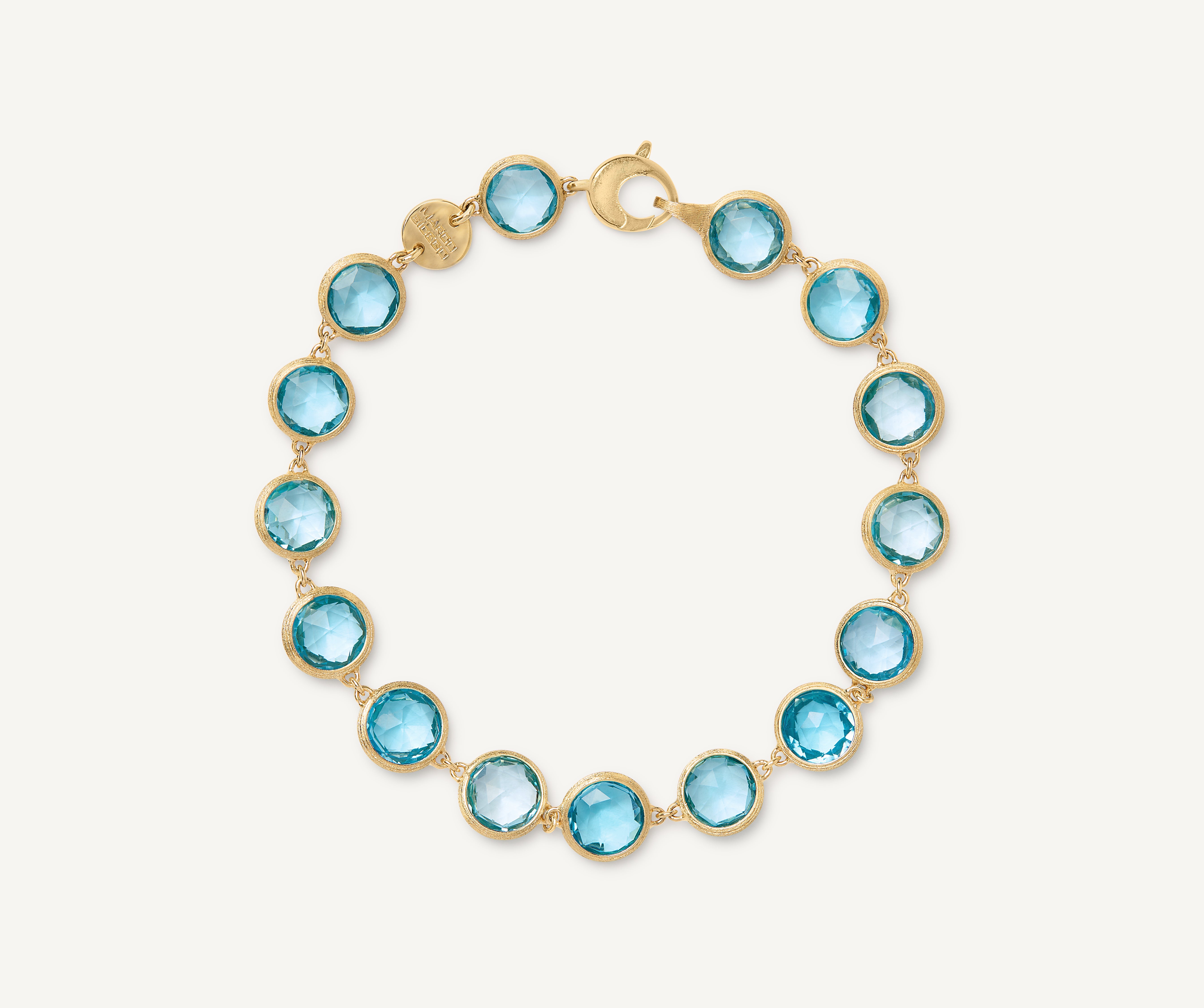 Marco Bicego Jaipur Color 18K Yellow Gold Bracelet with Topazes