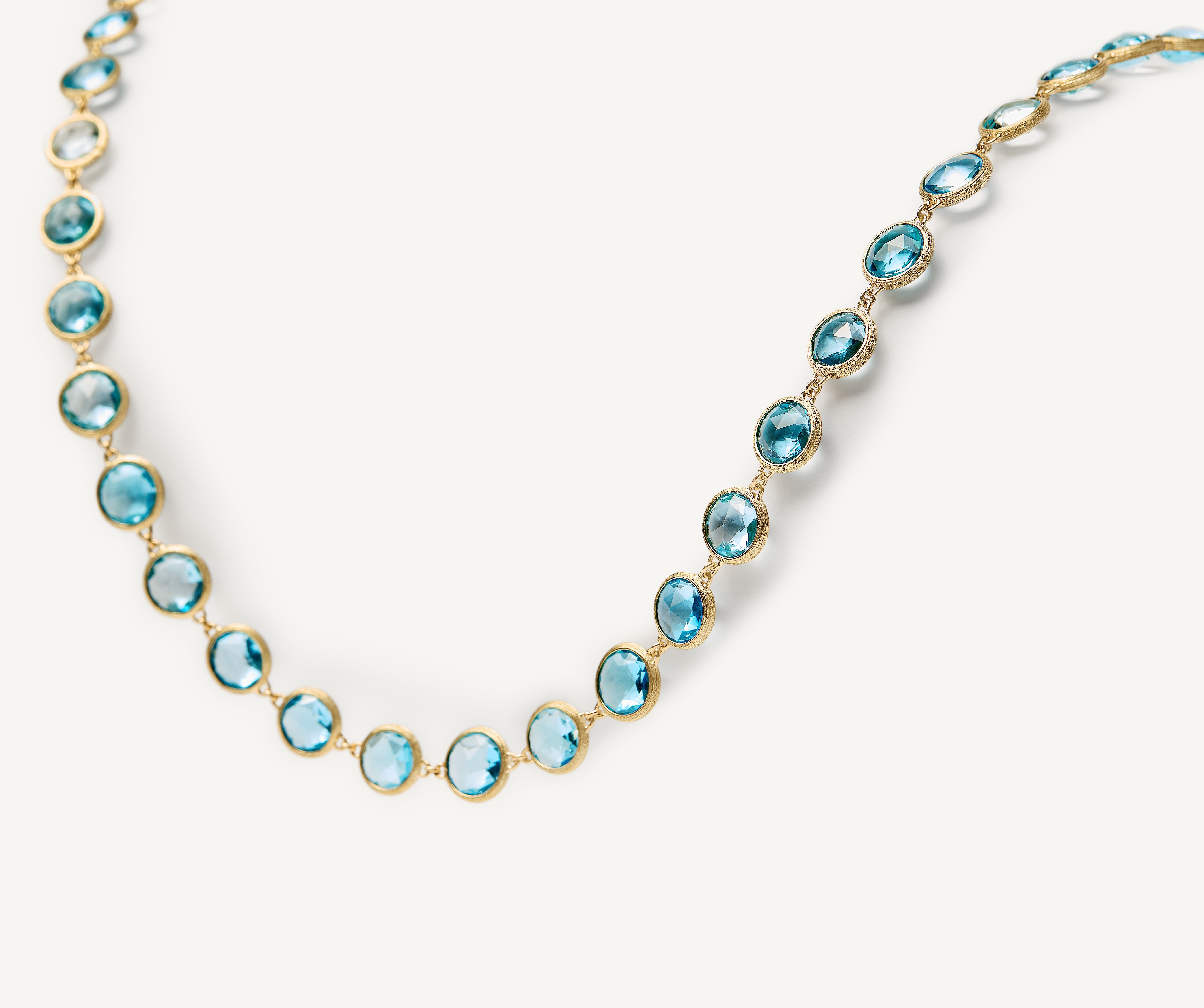Marco Bicego Jaipur Color 18K Yellow Gold Necklace with Topazes