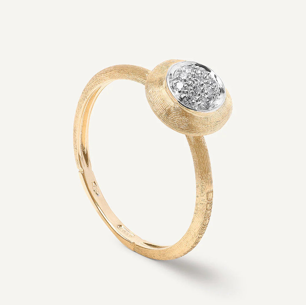 Marco Bicego Ring Marco Bicego Jaipur Link 18k Yellow and White Gold Diamond Ring 7