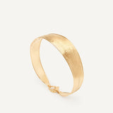 Marco Bicego Bracelet Marco Bicego Lunaria 18k Yellow Gold Graduated Brushed Bangle Bracelet
