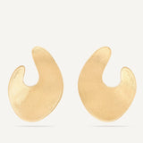 Marco Bicego Earrings Marco Bicego Lunaria 18K Yellow Gold Irregular Petal Statement Earrings