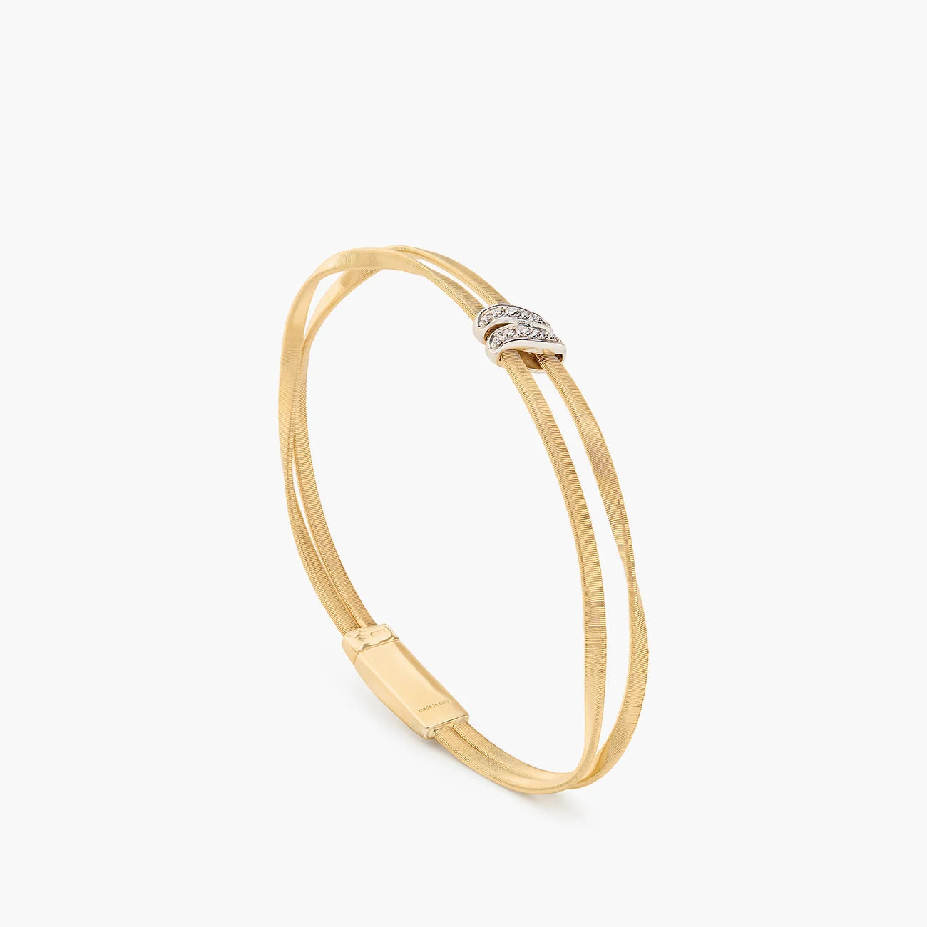Marco Bicego Bracelet Marco Bicego Marrakech 18K Yellow Gold Diamond Coil Bracelet