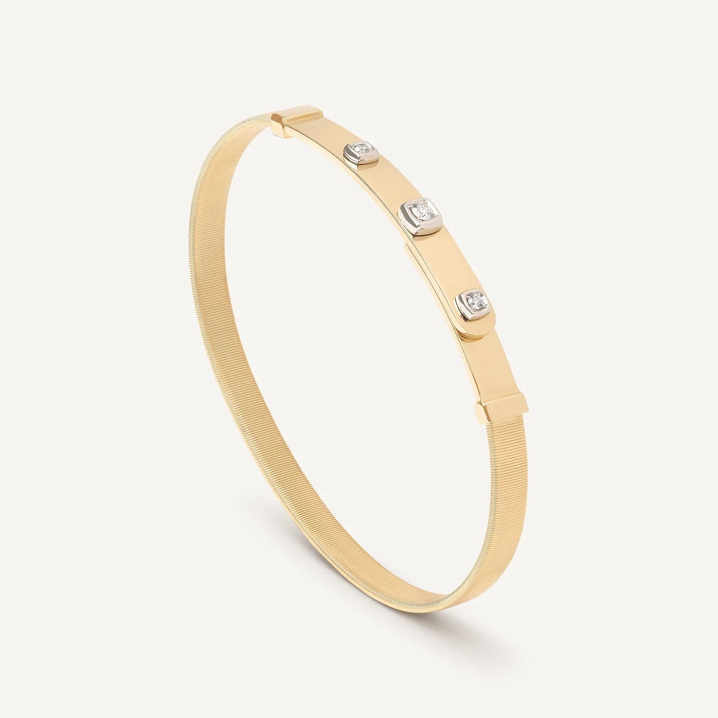 Marco Bicego Bracelet Marco Bicego Masai 18k Yellow and White Gold Bangle Bracelet