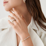 Marco Bicego Bracelet Marco Bicego Masai 18K Yellow and White Gold Diamond Bangle Bracelet