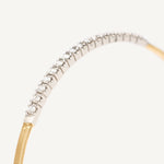 Marco Bicego Bracelet Marco Bicego Masai 18K Yellow and White Gold Diamond Bangle Bracelet