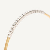 Marco Bicego Bracelet Marco Bicego Masai 18K Yellow and White Gold Diamond Bangle Bracelet