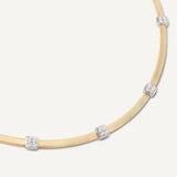 Marco Bicego Marco Bicego Masai 18k Yellow and White Gold Diamond Necklace