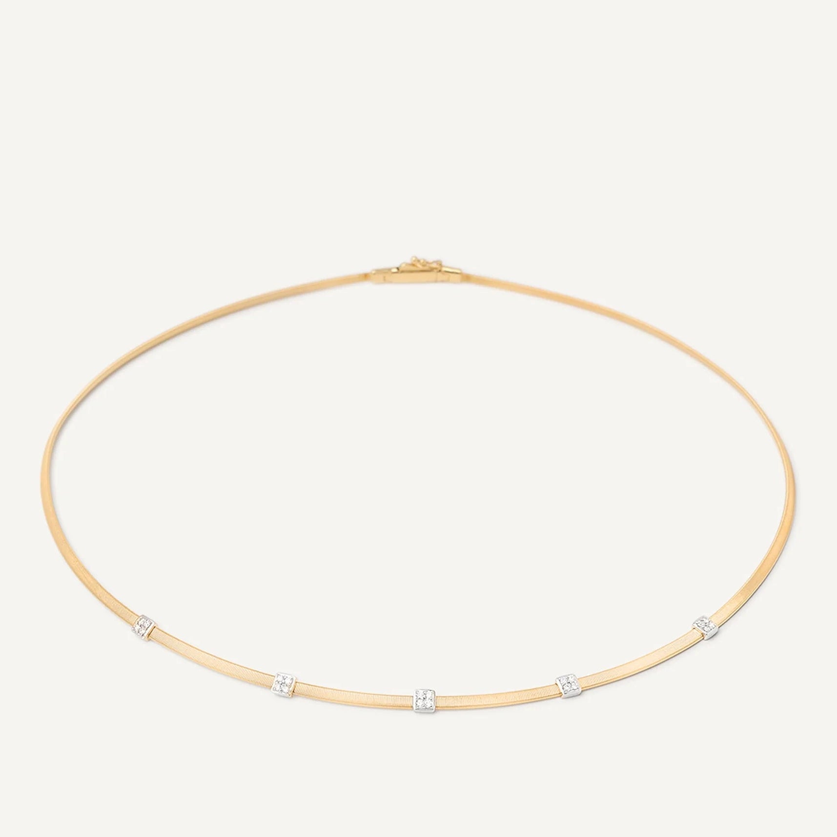 Marco Bicego Marco Bicego Masai 18k Yellow and White Gold Diamond Necklace