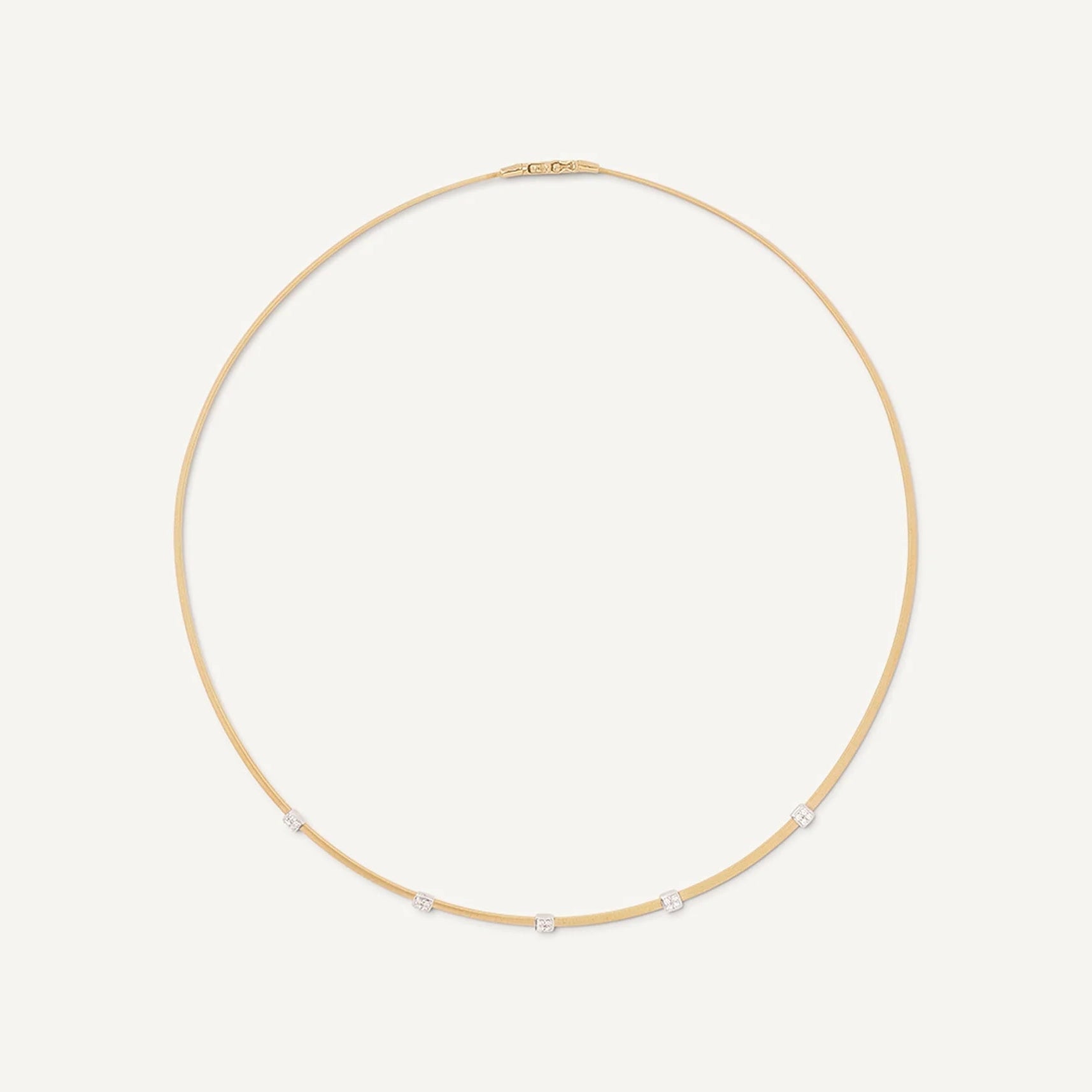 Marco Bicego Marco Bicego Masai 18k Yellow and White Gold Diamond Necklace