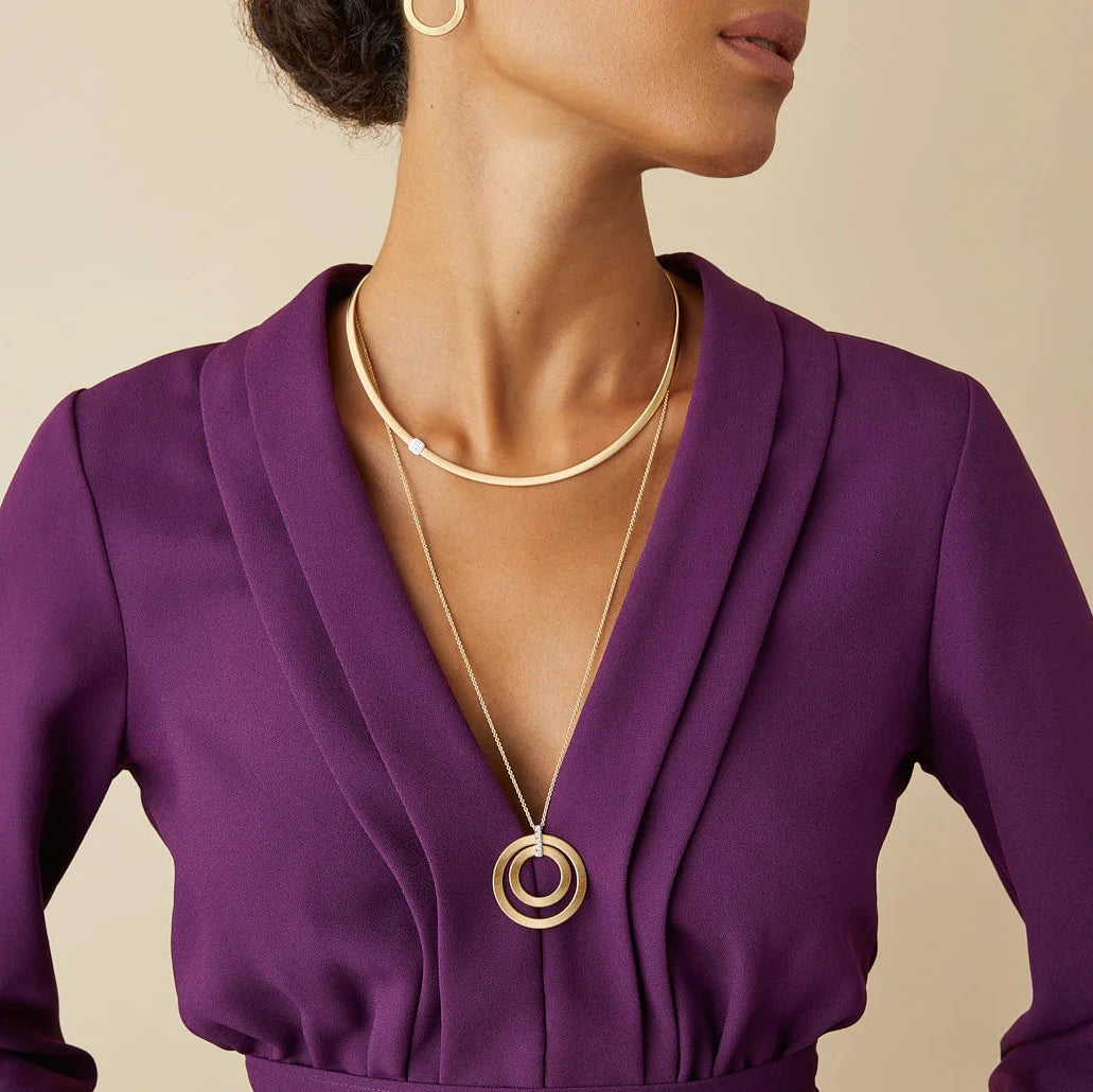 Marco Bicego Necklaces and Pendants Marco Bicego Masai 18k Yellow Gold Coil Necklace