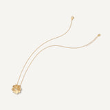 Marco Bicego Necklaces and Pendants Marco Bicego Petali 18K Yellow Gold Flower Pendant Necklace with Diamonds