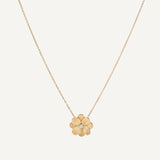 Marco Bicego Necklaces and Pendants Marco Bicego Petali 18K Yellow Gold Flower Pendant Necklace with Diamonds