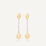 Marco Bicego Earrings Marco Bicego Siviglia 18k Yellow and White Gold Rose Cut Diamond Dangle Earrings