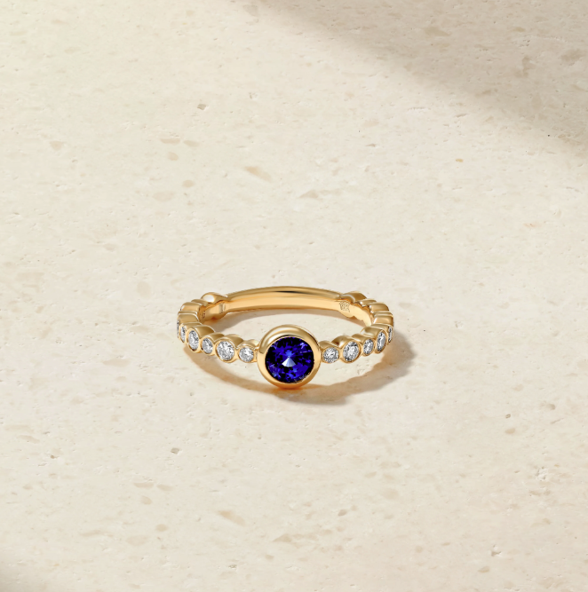 Mark Henry 18k Yellow Gold "Bubbly Crescendo Sapphire and Diamond" Rin – Springer's