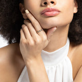 Mark Henry Wedding Band Mark Henry 18k Yellow Gold Bubbly Sapphire and Diamond Ring