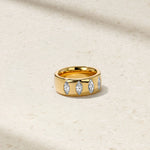 Mark Henry Ring Mark Henry 18k Yellow Gold Guardian Marquise Diamond Ring