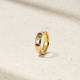 Mark Henry Ring Mark Henry 18k Yellow Gold Guardian Ruby and Diamond Ring