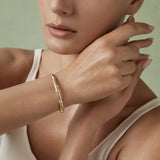 Mark Henry Bracelet Mark Henry 18k Yellow Gold Riva Crest Diamond Bangle