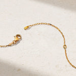 Mark Henry Necklaces and Pendants Mark Henry 18k Yellow Gold Trinity Emerald and Diamond Station Necklace