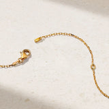 Mark Henry Necklaces and Pendants Mark Henry 18k Yellow Gold Trinity Emerald and Diamond Station Necklace