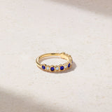 Mark Henry Bubbly 18K Yellow Gold Sapphire and Diamond Ring