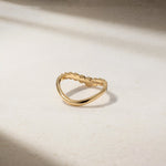 Mark Henry Bubbly Zenith 18K Yellow Gold Sapphire and Diamond Ring - view 4