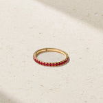 Mark Henry Ring Mark Henry Thread 18k Yellow Gold Ruby Band