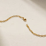 Mark Henry Necklaces and Pendants Mark Henry Trinity 18k Yellow Gold Heirloomed Octagonal Sapphire Pendant Necklace