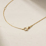 Mark Henry Necklaces and Pendants Mark Henry Trinity 18k Yellow Gold Sapphire and Diamond Station Necklace