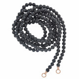 Marla Aaron Necklaces and Pendants Marla Aaron 14K Yellow Gold Buffed Hematite Strand