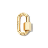 Marla Aaron Necklaces and Pendants Marla Aaron 14K Yellow Gold Chubby Medium Lock
