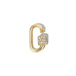 Marla Aaron Necklaces and Pendants Marla Aaron 14K Yellow Gold Diamond Stoned Babylock